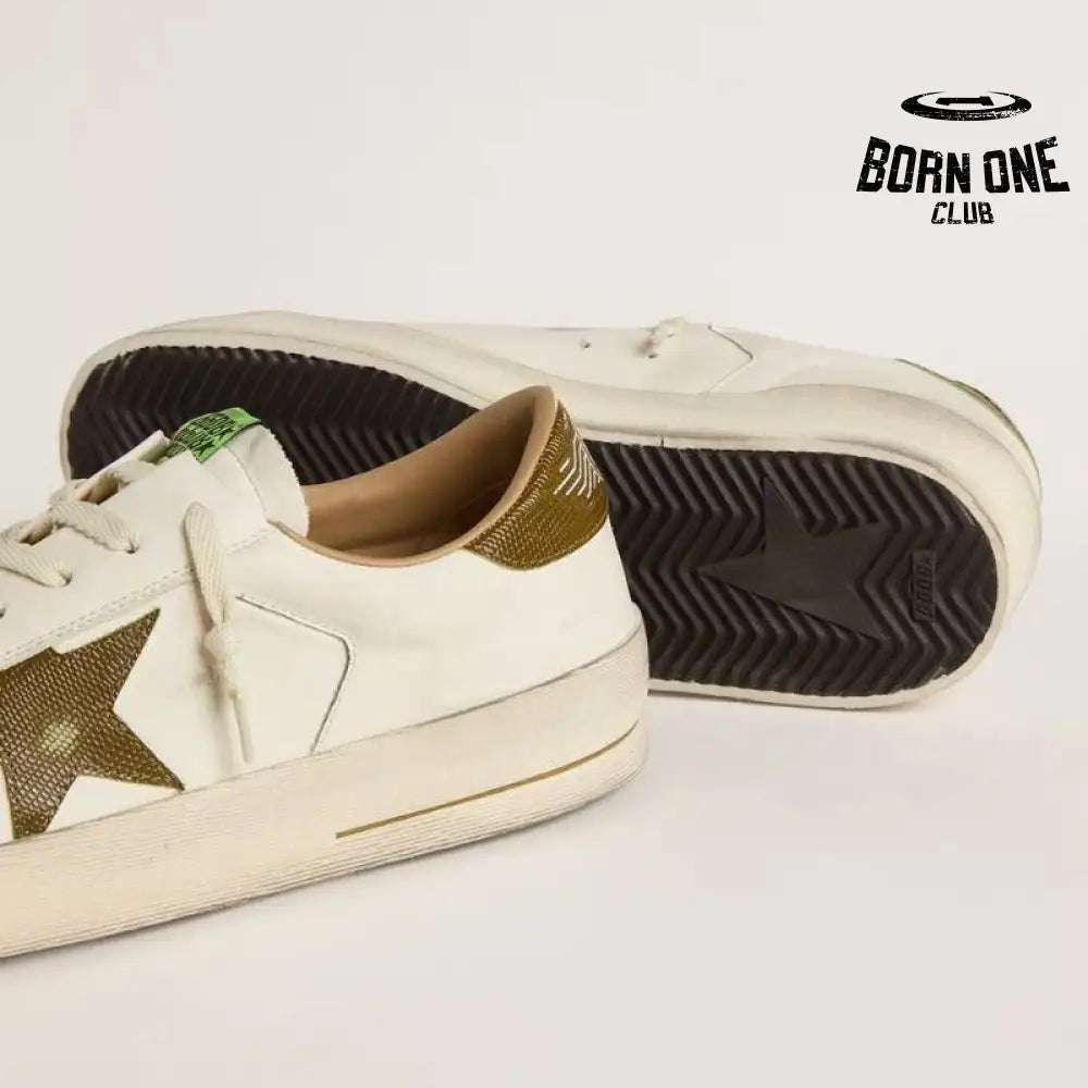 Golden Goose Stardan Canvas White khaki