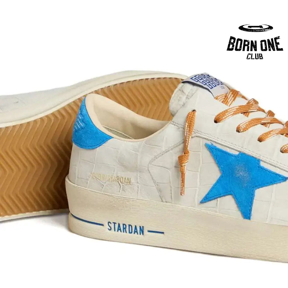 Golden Goose Stardan White Blue