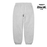 Calça Supreme Satin Appliqué Cinza