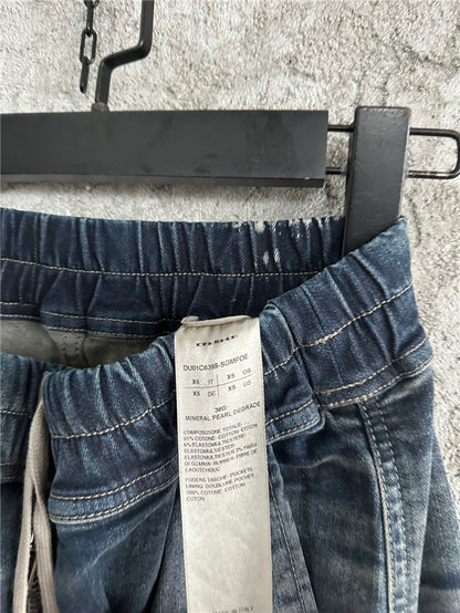 Rick Owens DRKSHDW Cargo Calça Jeans (Alta Qualidade)
