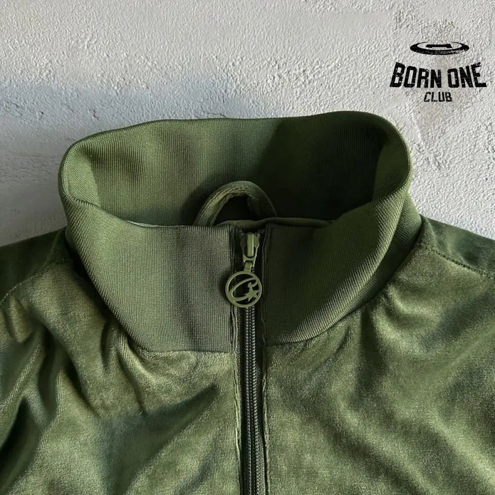 Conjunto Corteiz Veludo Verde