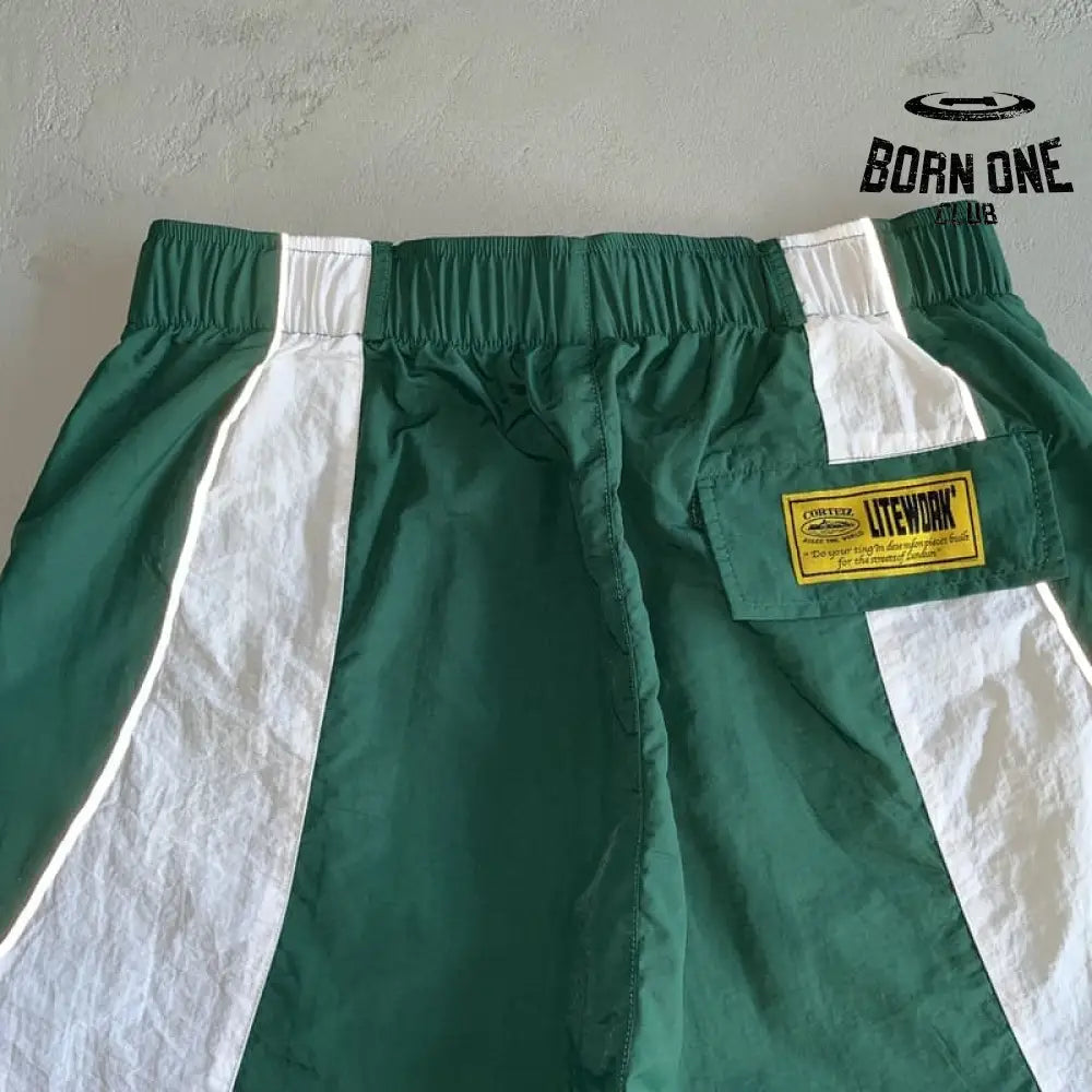 Shorts Corteiz Verde Branco