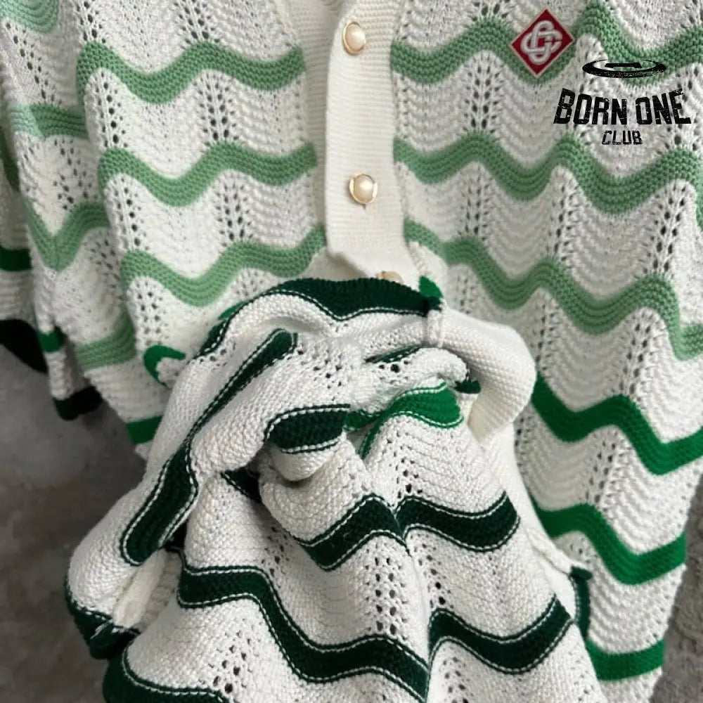 Conjunto Casablanca Crochê Gradiente Verde
