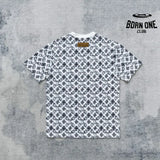 Camiseta Louis Vuitton Monogram White Deep Black