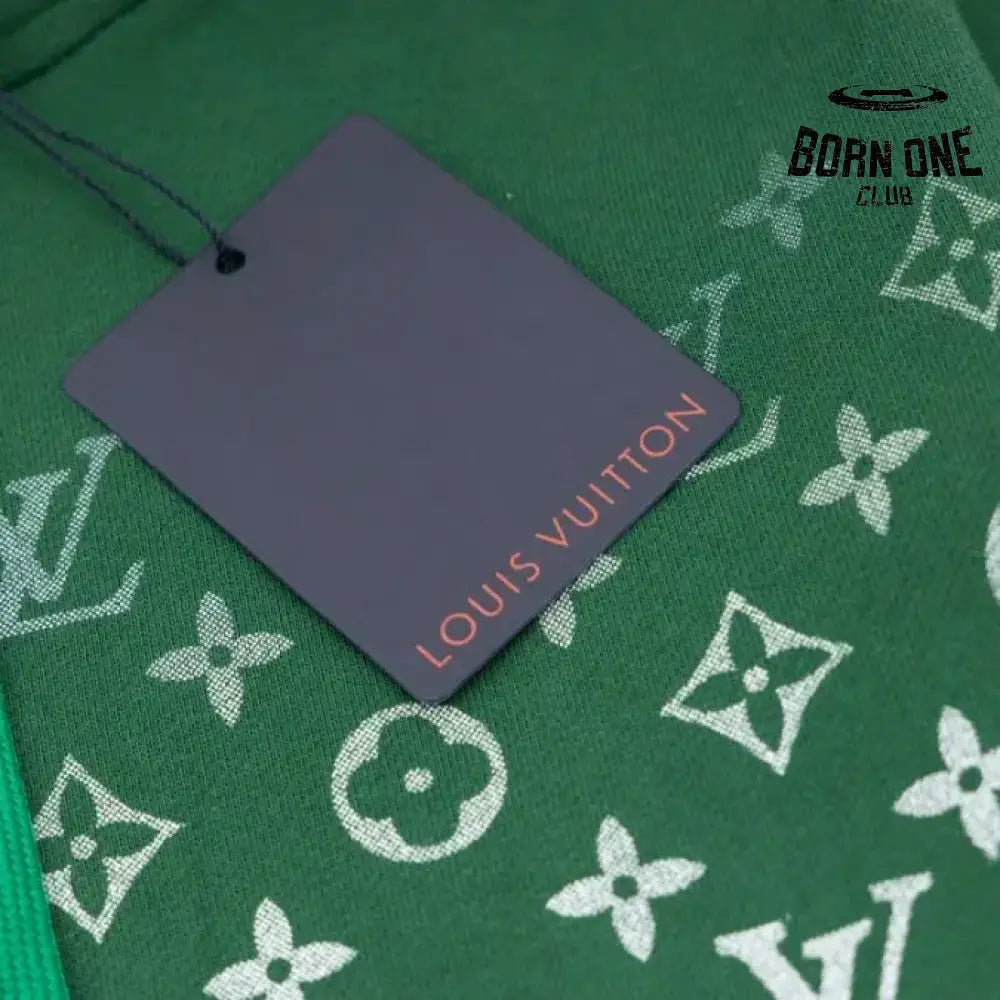 Moletom Louis Vuitton LV Green Monogram Gradient