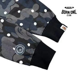 Bape Shark Polka Dot Moletom Zíper
