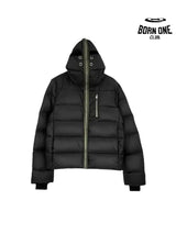Rick Owens Shark Head Zipper Down Jaqueta 28594043
