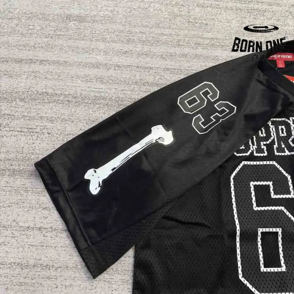 Camiseta Supreme Jersey Bones Football Black