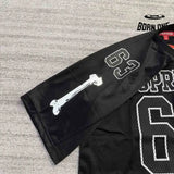 Camiseta Supreme Jersey Bones Football Black