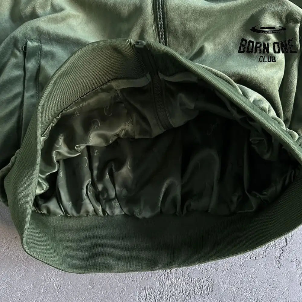 Conjunto Corteiz Veludo Verde