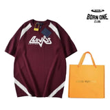 Camiseta Louis Vuitton Short-Sleeved Cotton Intarsia Crewneck