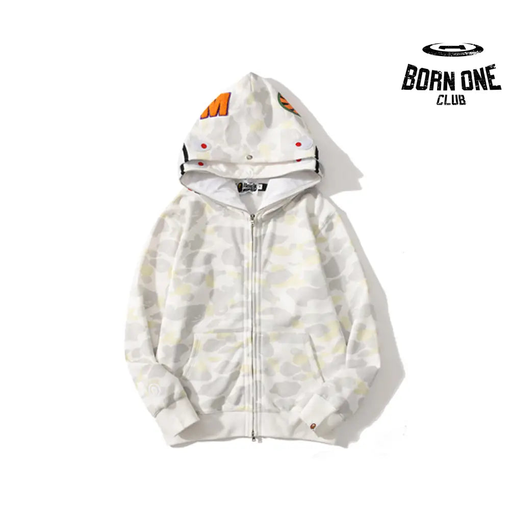 Bape Shark Moletom Zíper (Glow in the dark)