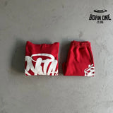 Conjunto Team Syna Hood Twinset Red