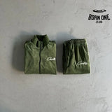 Conjunto Corteiz Veludo Verde
