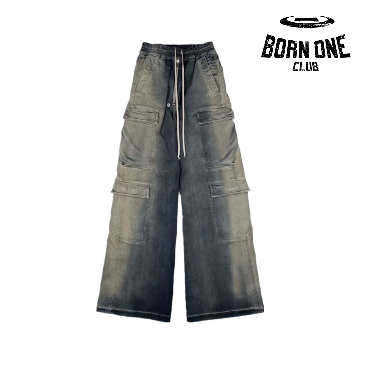 Rick Owens DRKSHDW Cargo Calça Jeans (Alta Qualidade)