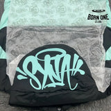 Jaqueta Puffer Synaworld Preto/Azul