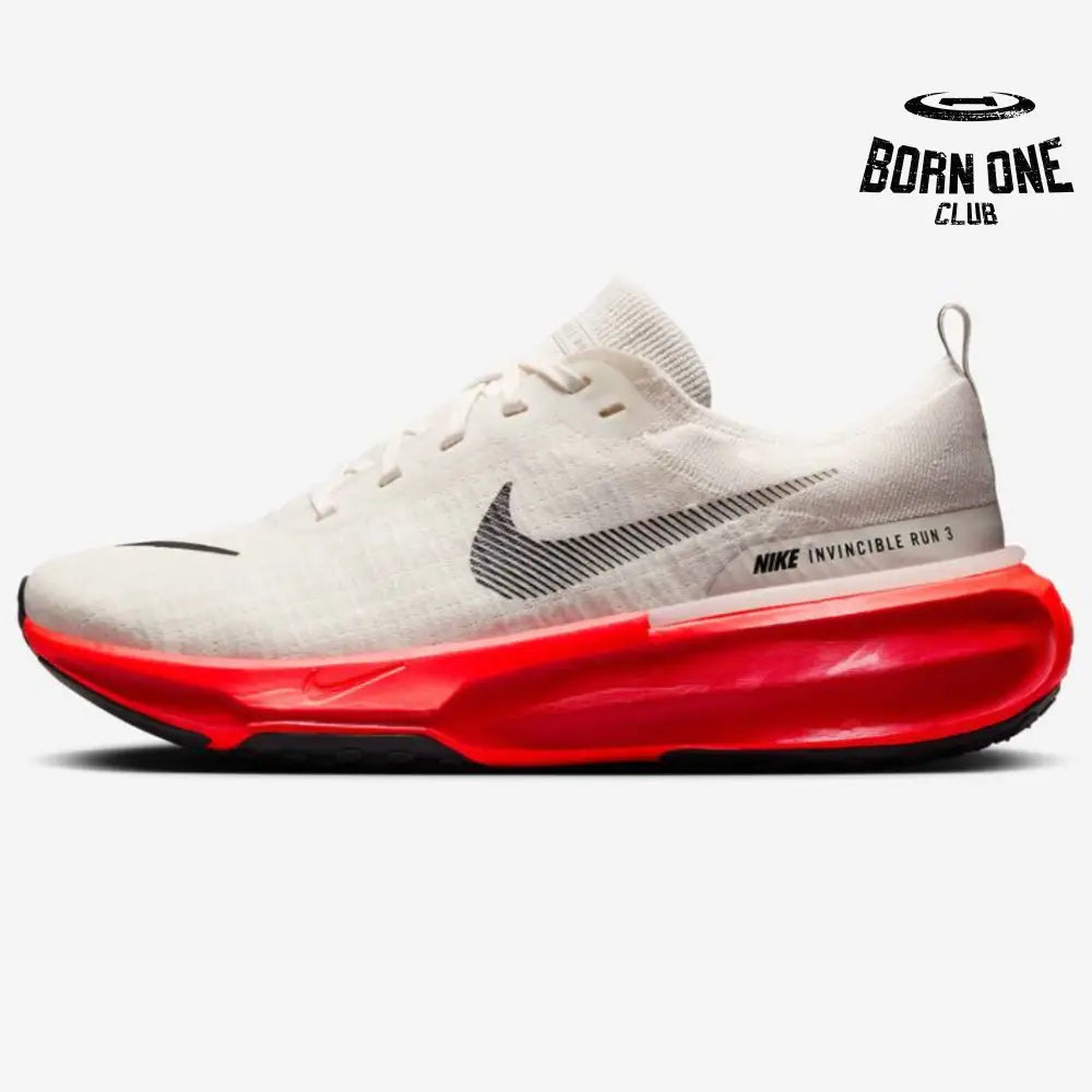 Nike Invincible Run 3 - Branco/Vermelho Neon