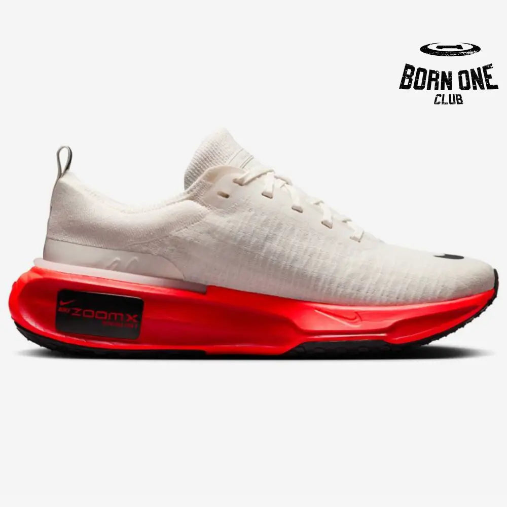 Nike Invincible Run 3 - Branco/Vermelho Neon