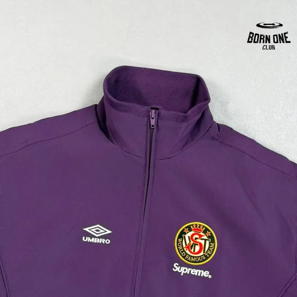 Conjunto Supreme x Umbro Cotton Ripstop Track Plum