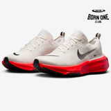 Nike Invincible Run 3 - Branco/Vermelho Neon