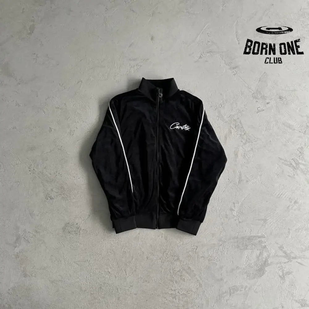 Conjunto Corteiz Veludo Preto