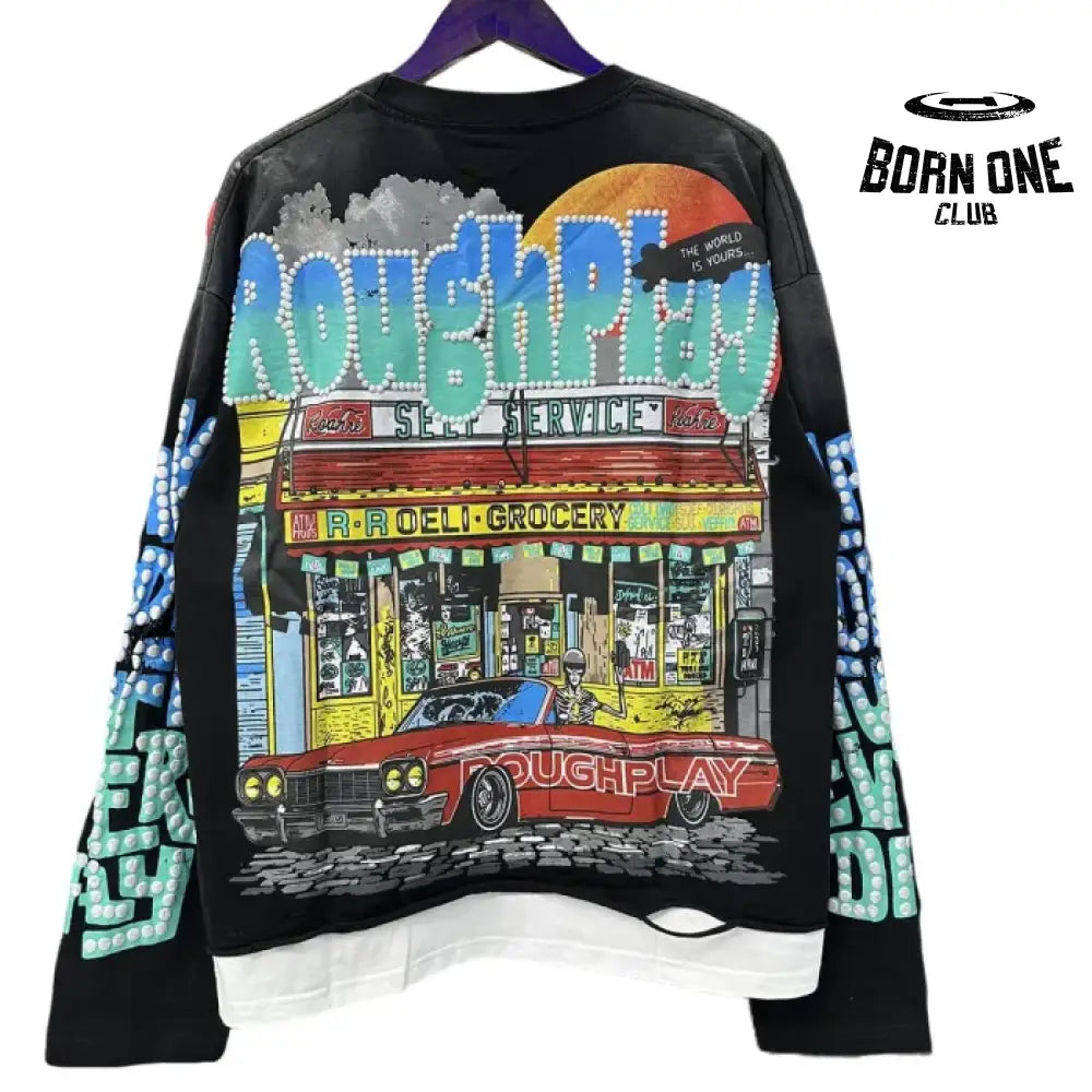Rough Play Camiseta Manga Longa