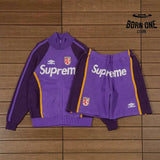 Conjunto Supreme x Umbro Zíper Purple