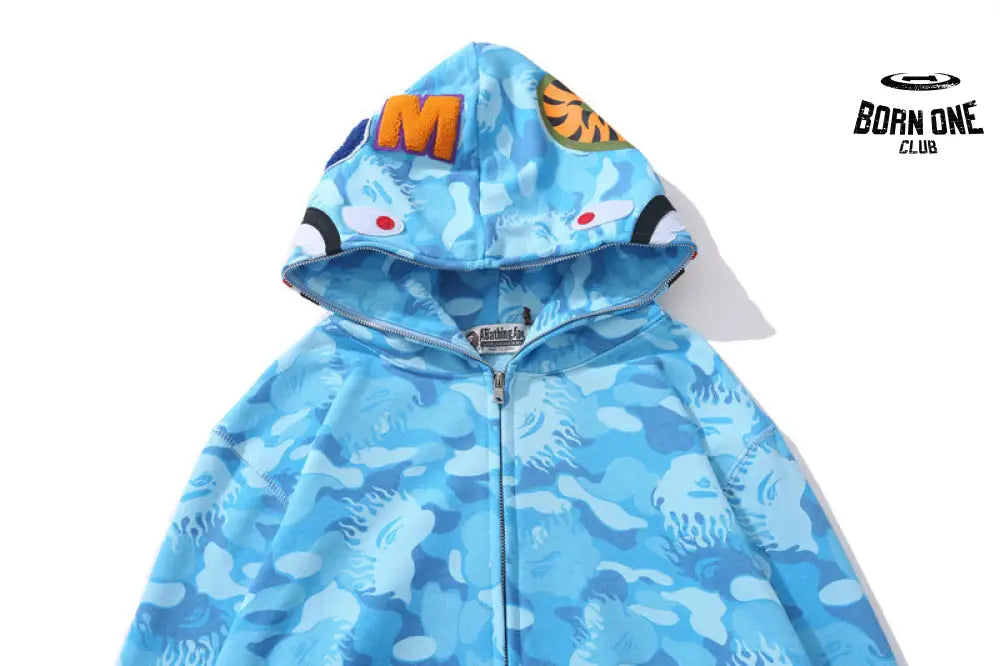 Bape Shark Moletom Zíper