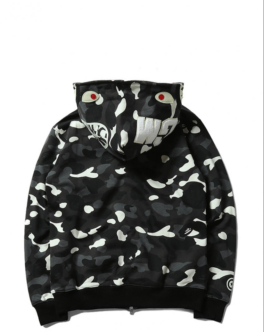 Bape Shark Moletom Zíper