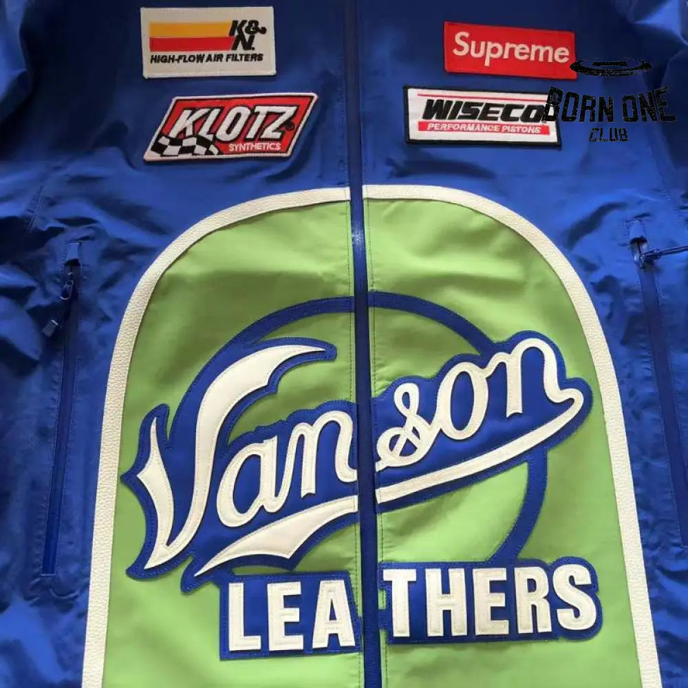 Jaqueta Supreme x Vanson GORE-TEX Shell Royal