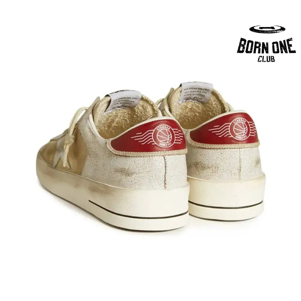 Golden Goose Stardan White Metallic Star