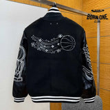 Jaqueta Louis Vuitton x NBA Leather Preta