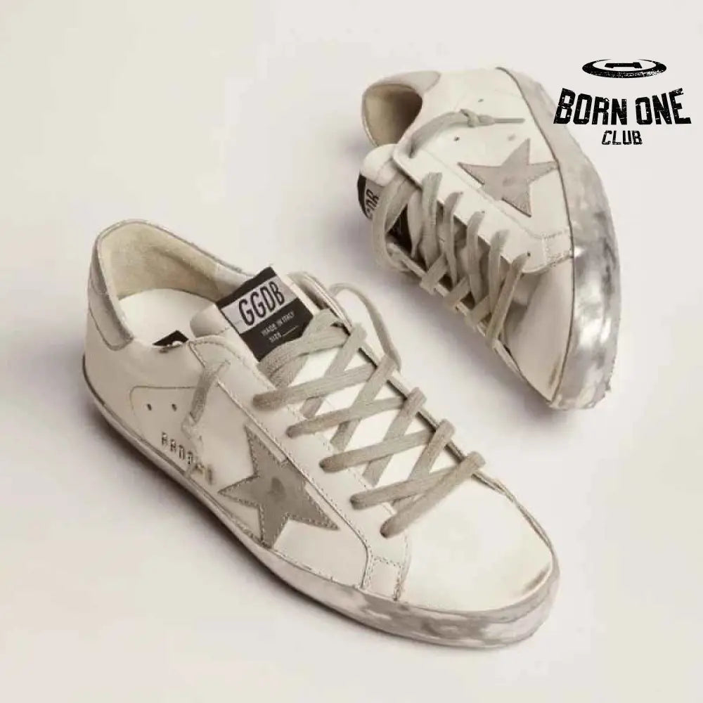 Golden Goose Super-Star White Silver