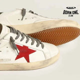 Golden Goose Super-Star White Red