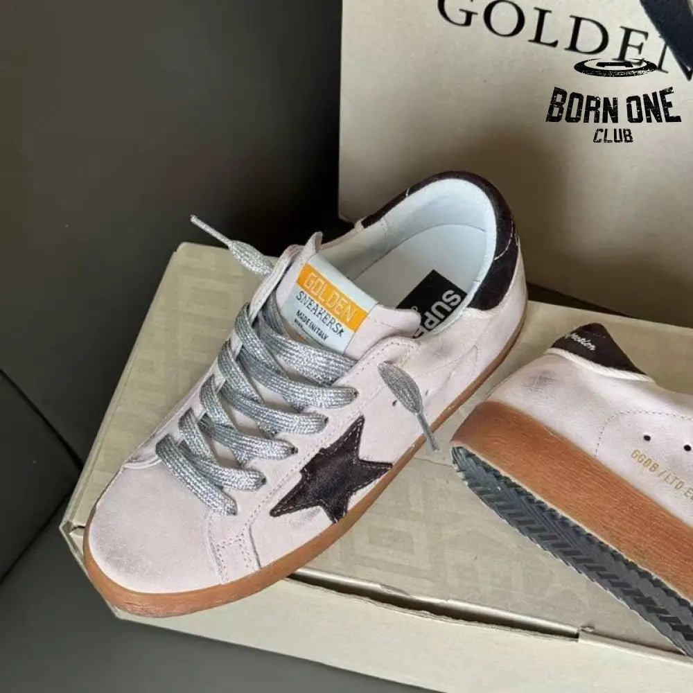 Golden Goose Super-Star Lilac Star Black