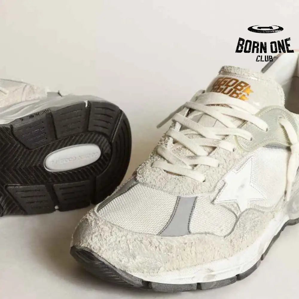 Golden Goose Dad-Star White Gray