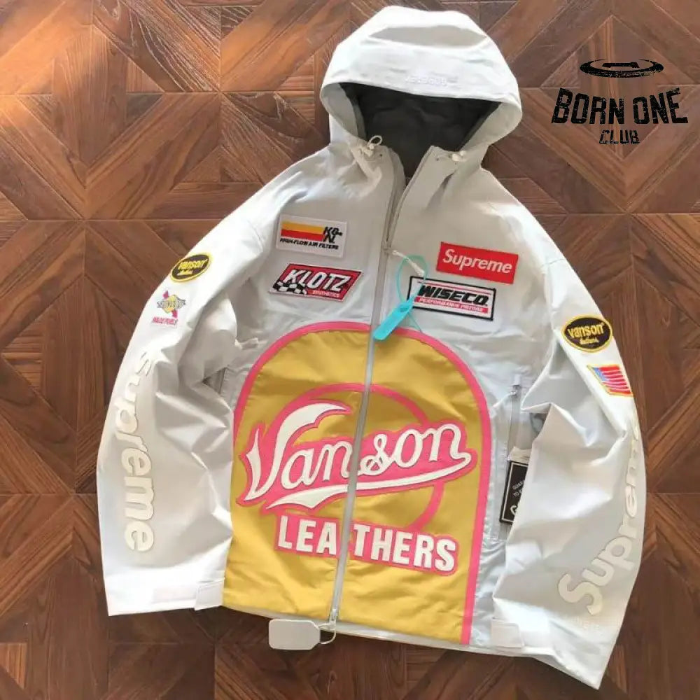Jaqueta Supreme x Vanson GORE-TEX Shell White