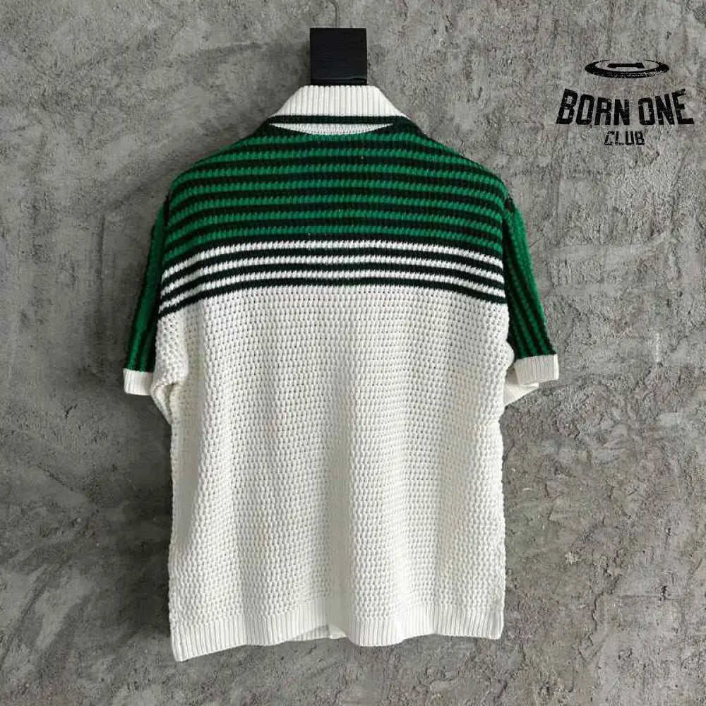 Camiseta Casablanca Crochê Branco e Verde