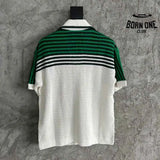 Camiseta Casablanca Crochê Branco e Verde