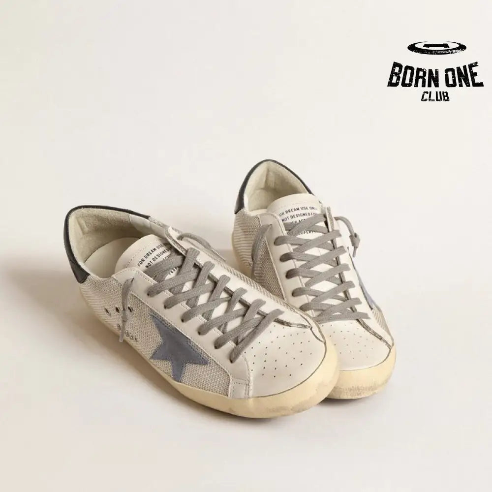 Golden Goose Super-Star light silver Blue
