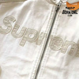 Jaqueta Supreme x Vanson Leathers Cordura White Cream
