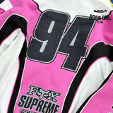 Jaqueta Supreme x Fox Racing Zíper Hooded Pink