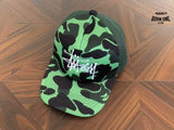 Boné BAPE x Stussy Trucker Green