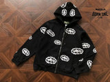 Moletom Denim Tears x Corteiz Zip Black