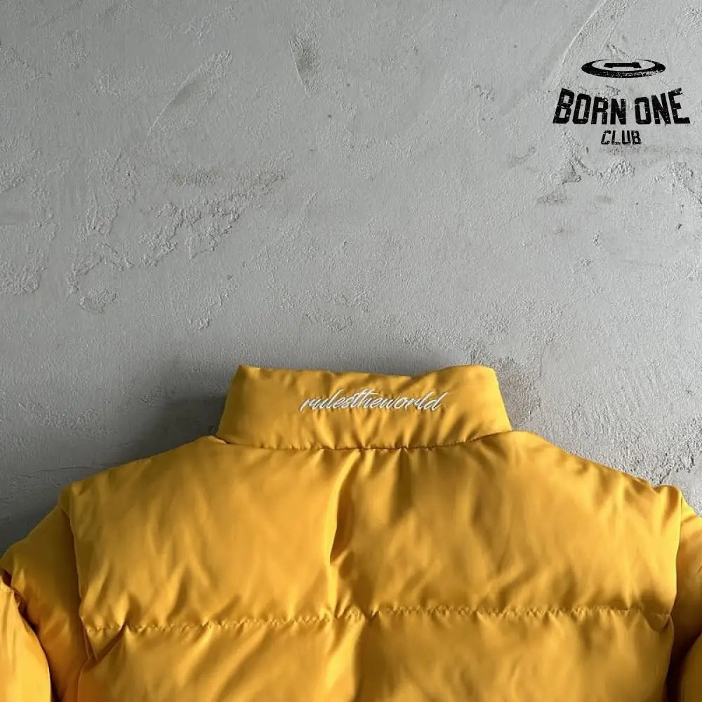 Jaqueta Corteiz Bolo Puffer Yellow