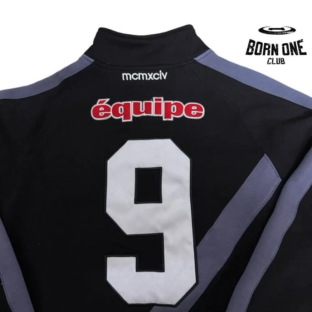 Jaqueta Supreme Equipe Half Zip Preta