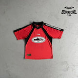 Camiseta Corteiz Alcatraz Football Vermelha