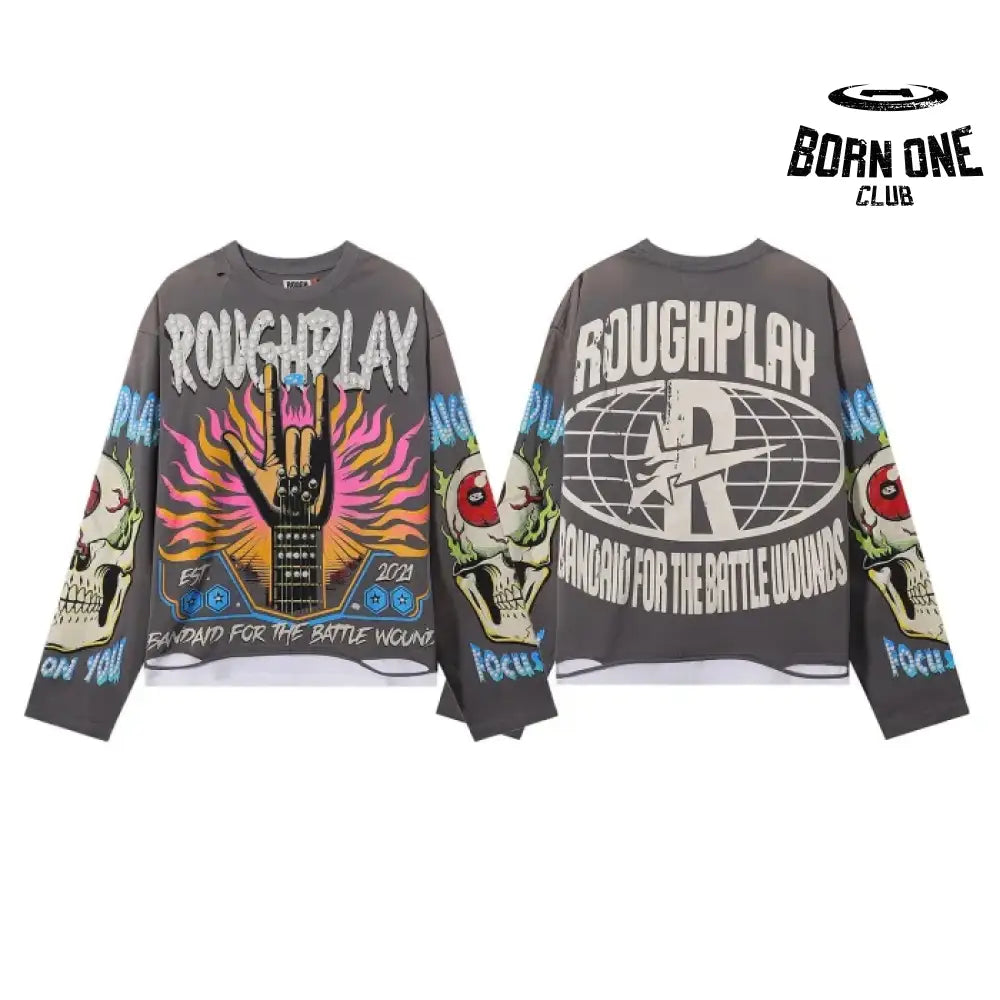 Rough Play Camiseta Manga Longa