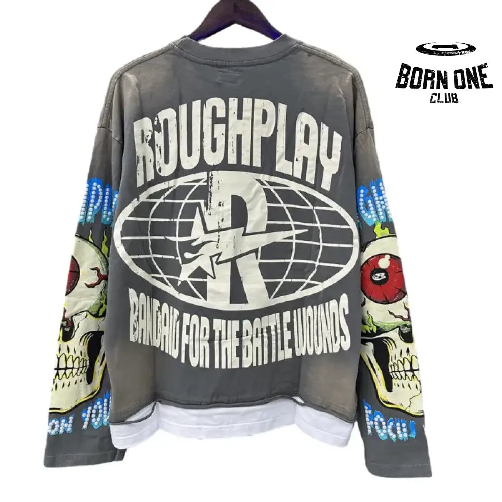 Rough Play Camiseta Manga Longa