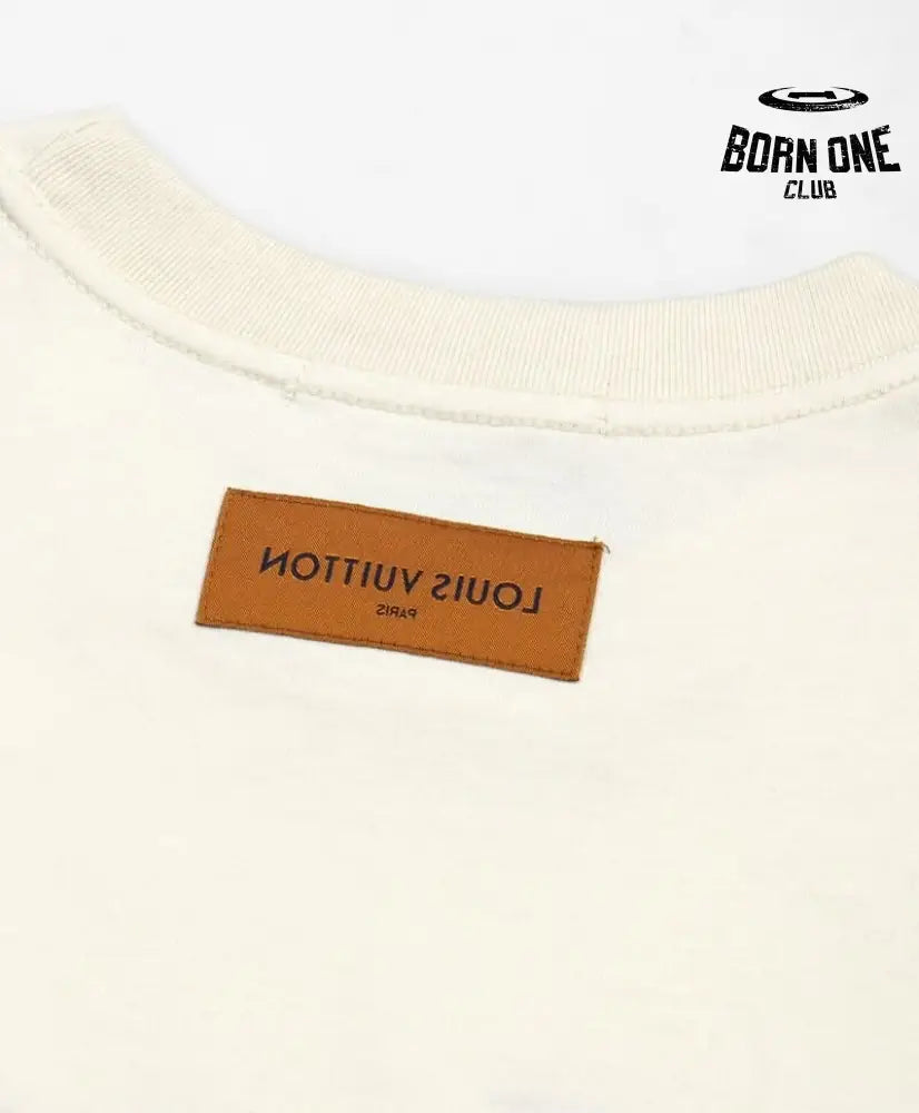 Camiseta Louis Vuitton Cream LV Lovers
